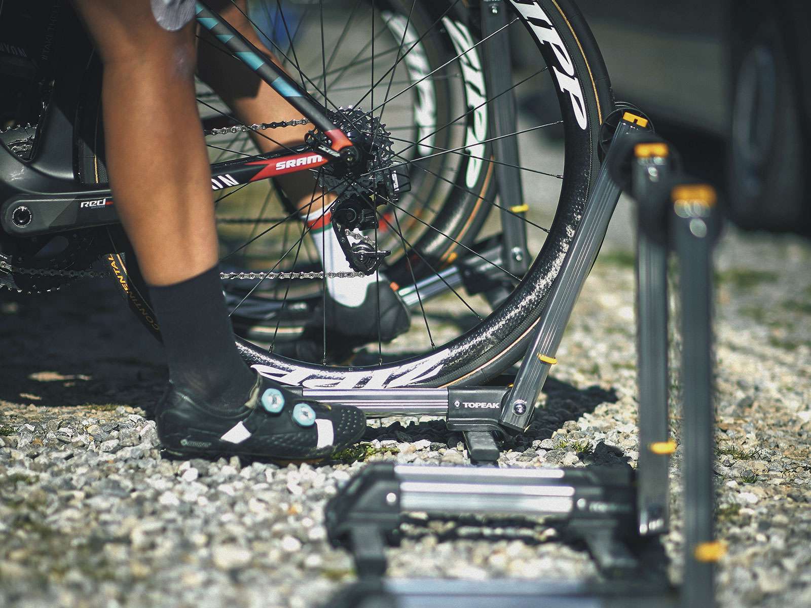 TOPEAK LINEUP™ STAND ขาตั้งจักรยานแบบสอดล้อ, TW014 สีเงิน