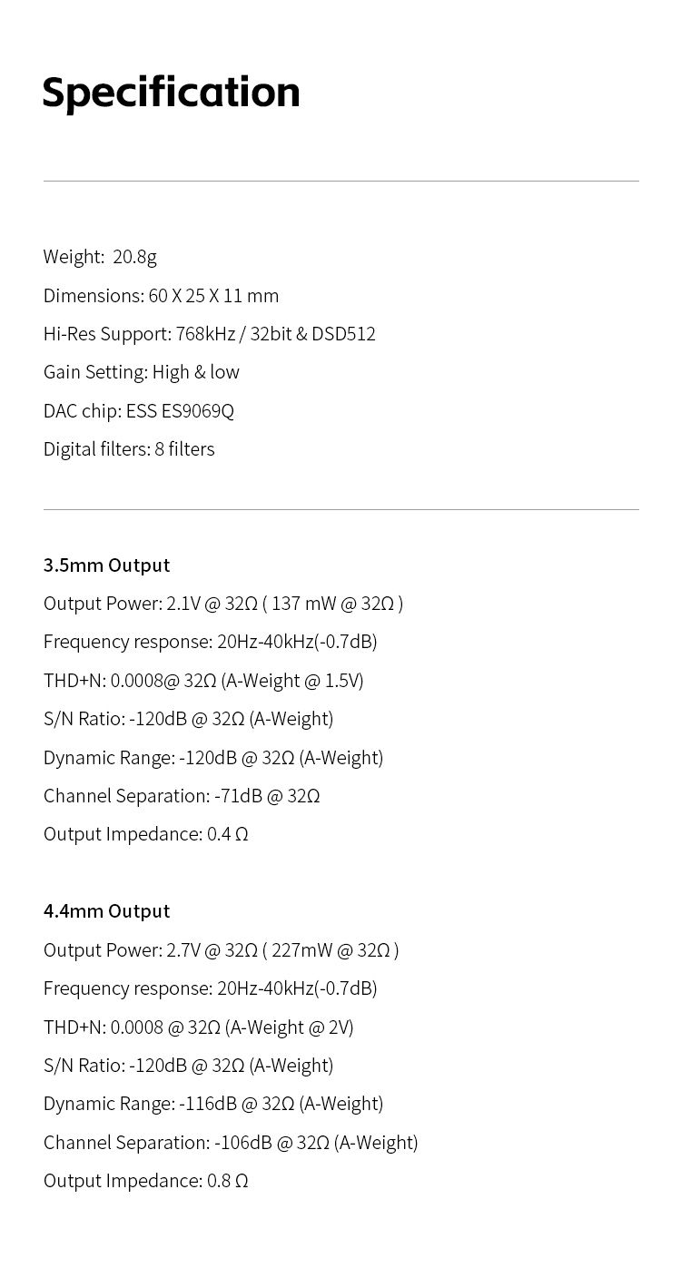 Shanling UA4 DAC/AMP พกพา ชิป ESS ES9069Q + Dual RT6863 ประกันศูนย์ไทย
