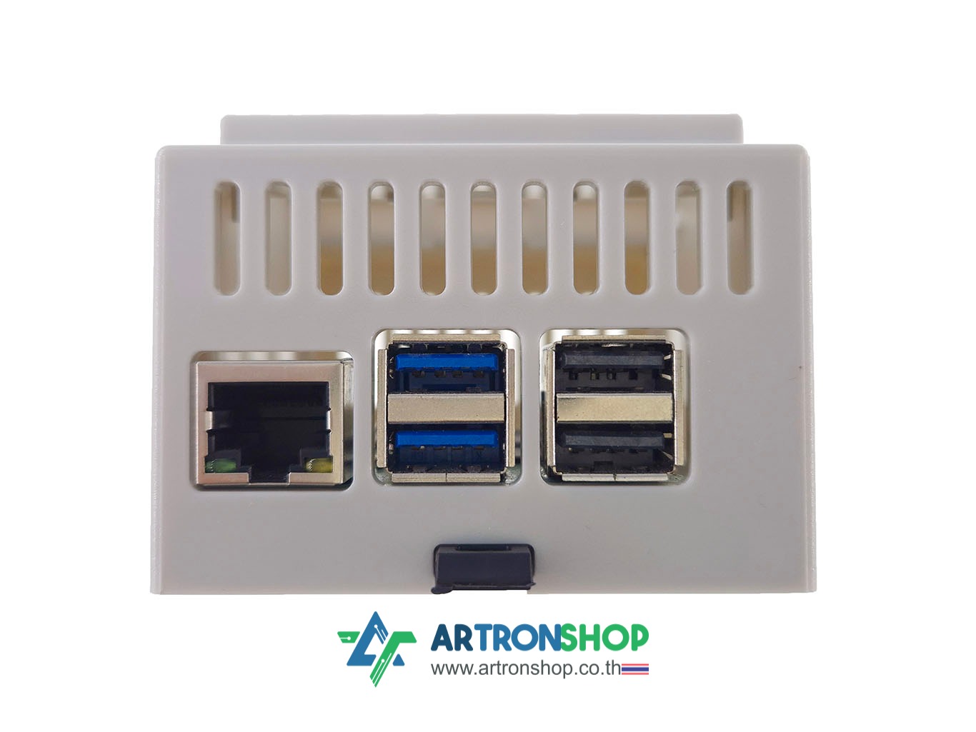 เคส Raspberry Pi 5 ติดรางปีกนก Raspberry Pi 5 case DIN rail