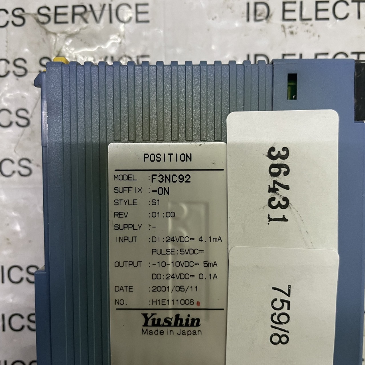 F3NC92 PLC " YOKOGAWA "