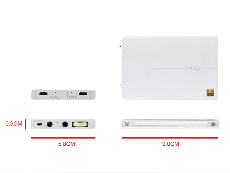 ขาย Topping NX2S แอมป์พกพาระดับ Hi-Res ขับหูฟังได้ถึง 300 Ohm รองรับ USB DAC 32bit/192KHz