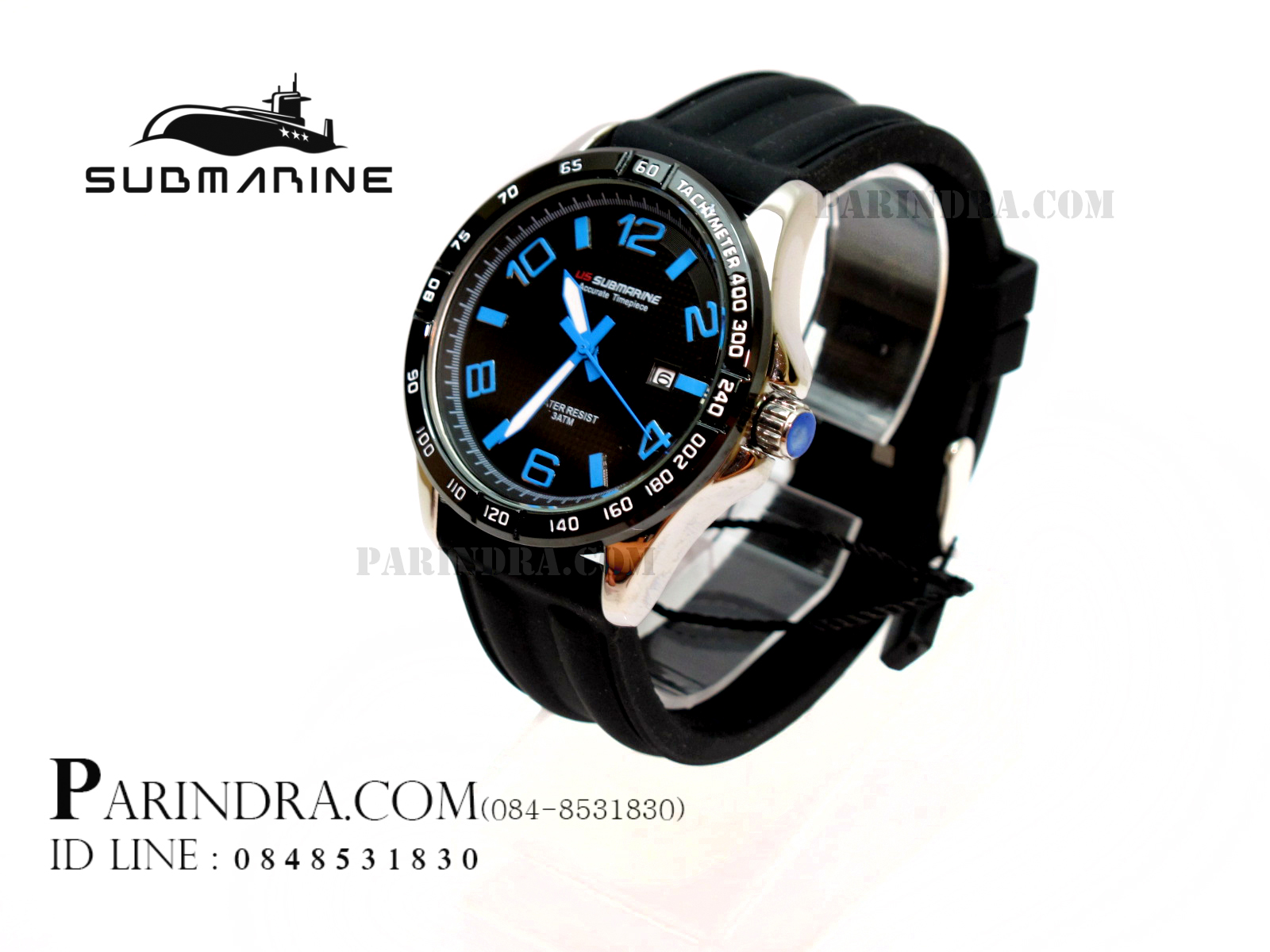นาฬิกา US Submarine J112MD ตัวเลขฟ้า