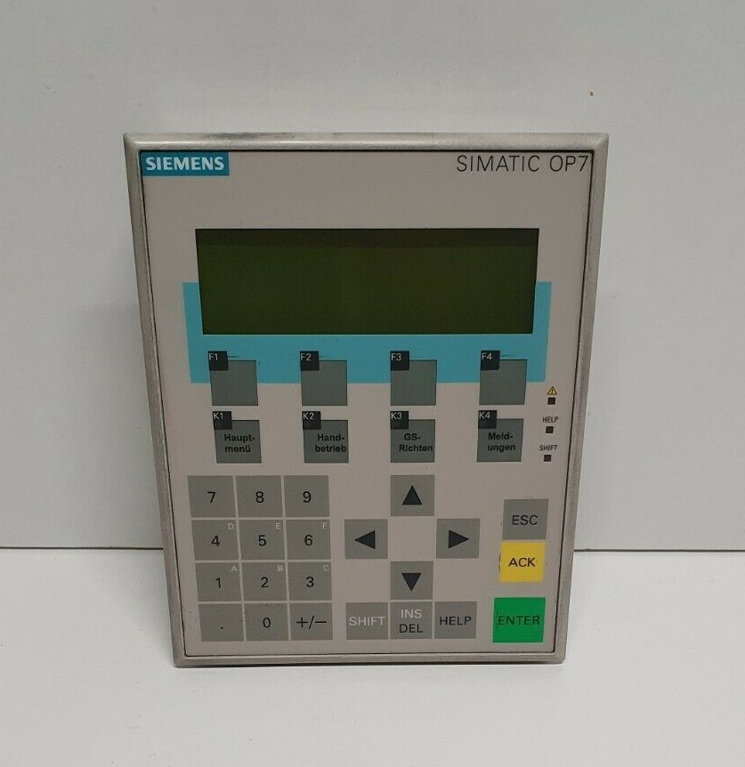 LCD TOUCH SCREEN " SIEMENS " รุ่น 6AV3 607-1JC20-0AX1