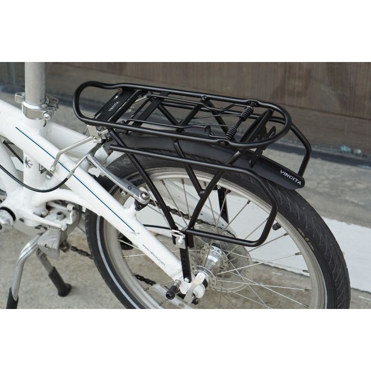 ตะแกรงหลังรถพับ16-20" ตะแกรงท้าย VINCITA C010 REAR CARRIER SMALL WHEEL ,C010***มีเฉพาะสีดำ*** ตะแกรงรถพับ