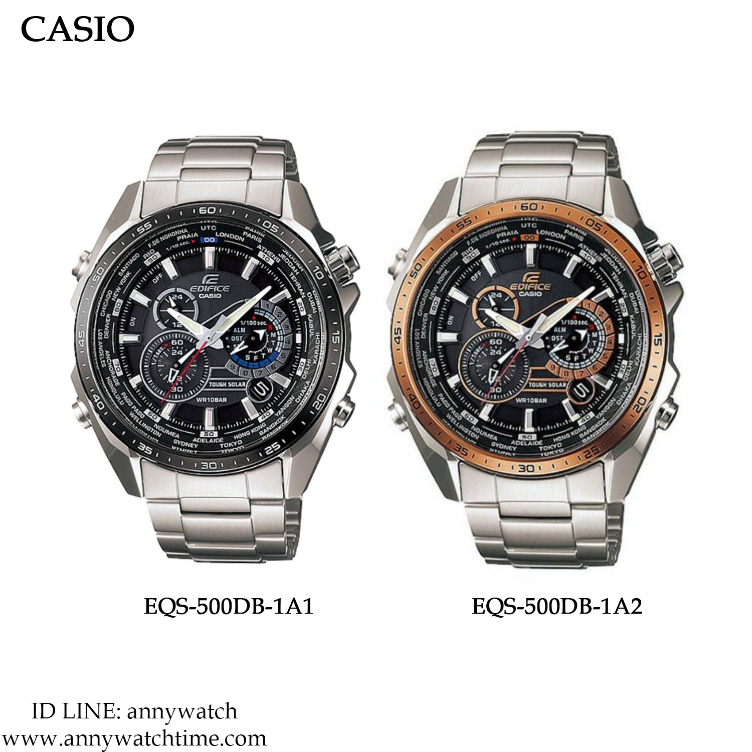 EDIFICE EQS-500DB-1A2 - จำหน่ายนาฬิกาของแท้ 100% รับซ่อมนาฬิกา