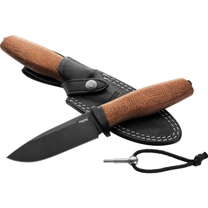 LionSTEEL ACHA Fixed Blade Natural