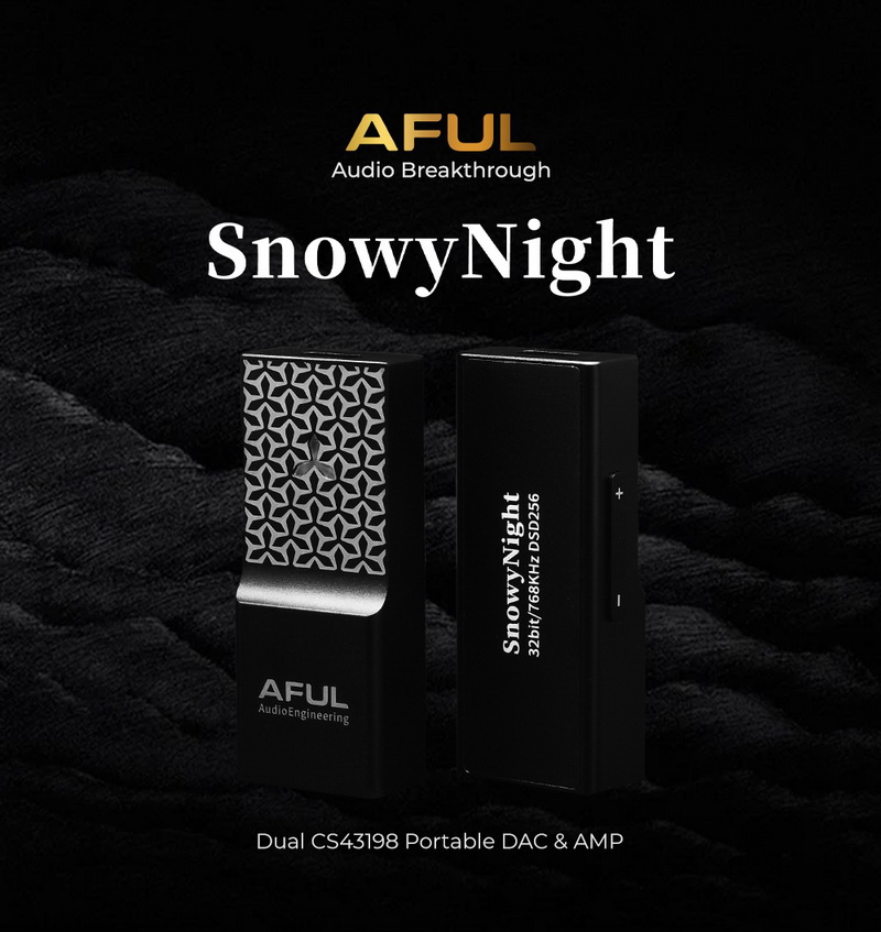 SnowyNight DAC/AMP พกพา ประสิทธิภาพสูง ชิป DAC CS43198 x2 ประกันศูนย์ไทย
