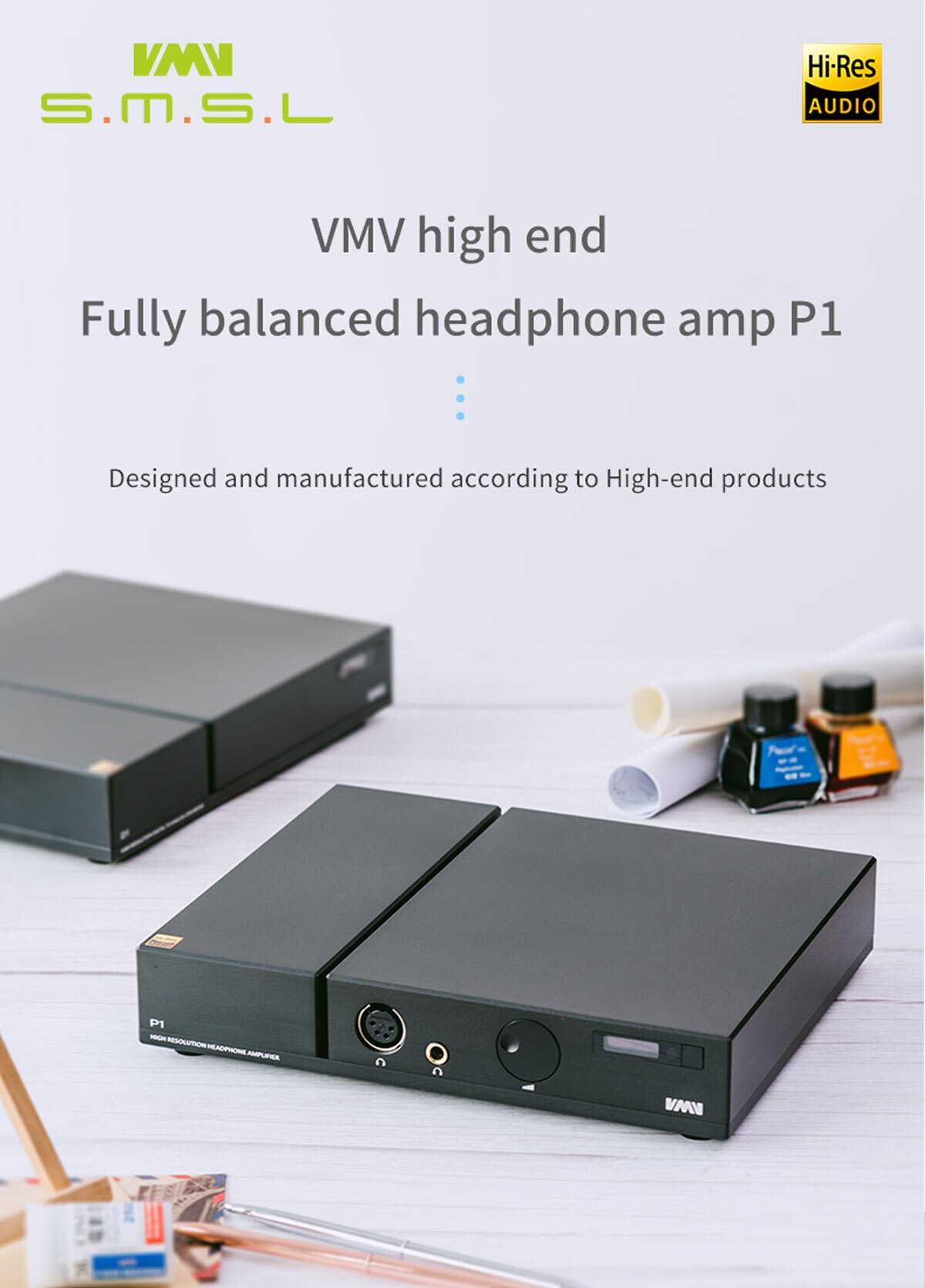 SMSL VMV P1 แอมป์ตั้งโต๊ะระดับ High-end รองรับ Hi-Res ประกันศูนย์ไทย