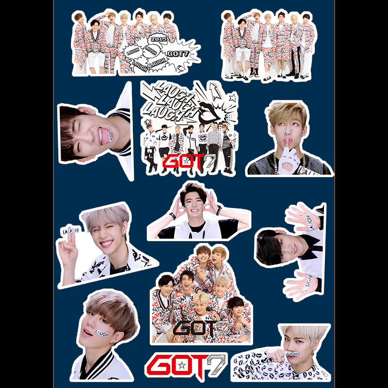 สติ๊กเกอร์ GOT7 (pvc กันน้ำ)