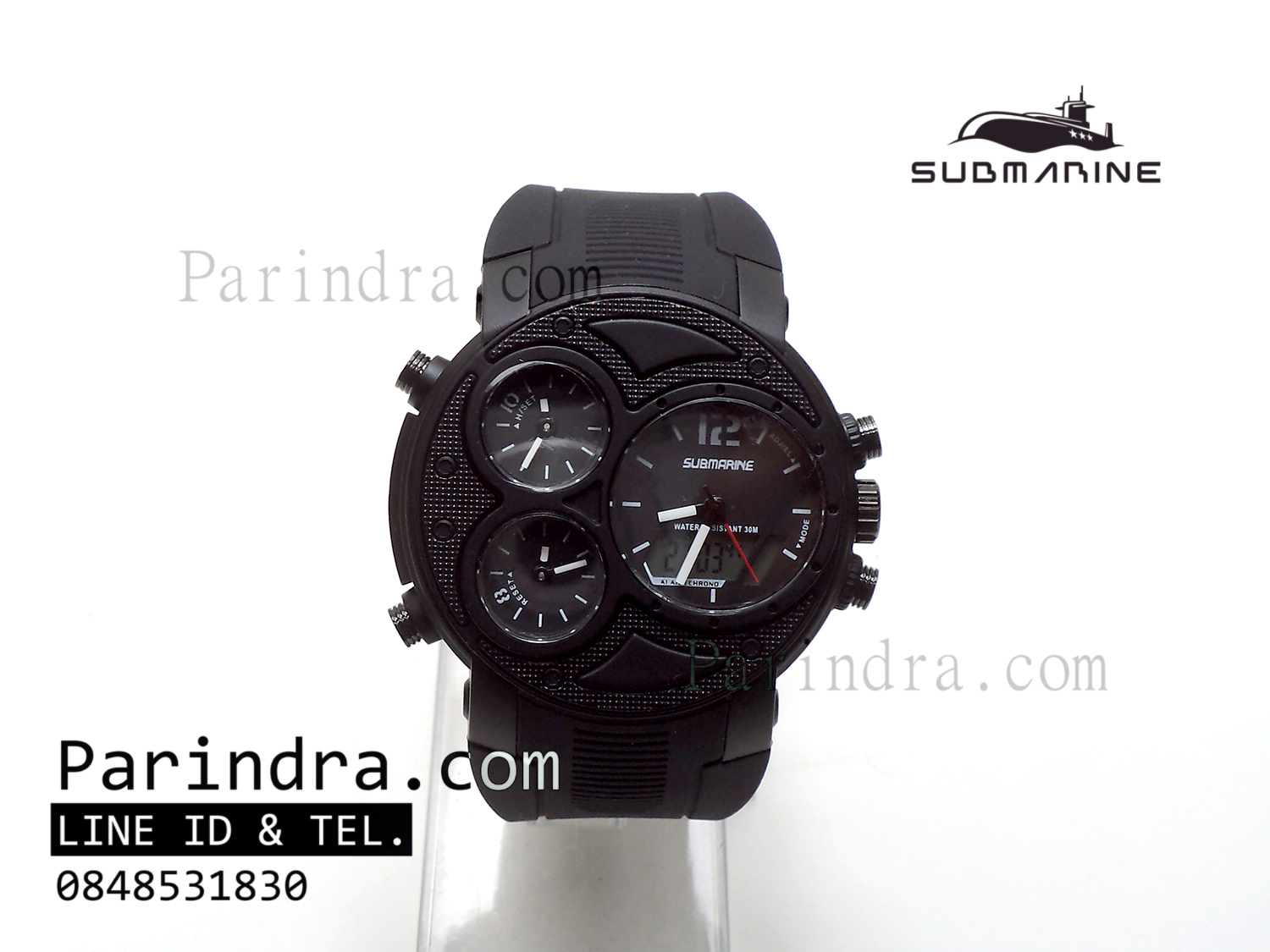 นาฬิกา US submarine 3 Analog รุ่น TP3174M สีดำล้วน