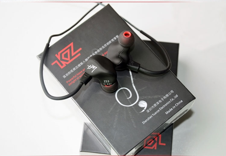 Kz Zs3 หูฟัง Inear รูปทรง Custom ถอดสายได้ เสียงดี ราคาประหยัด