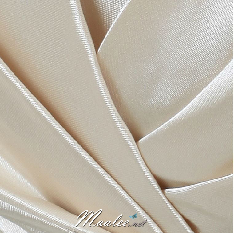 พร้อมเช่า ชุดราตรียาว สายเดี่ยว ปักเลื่อมรูปตัว X หางยาว สีน้ำเงิน