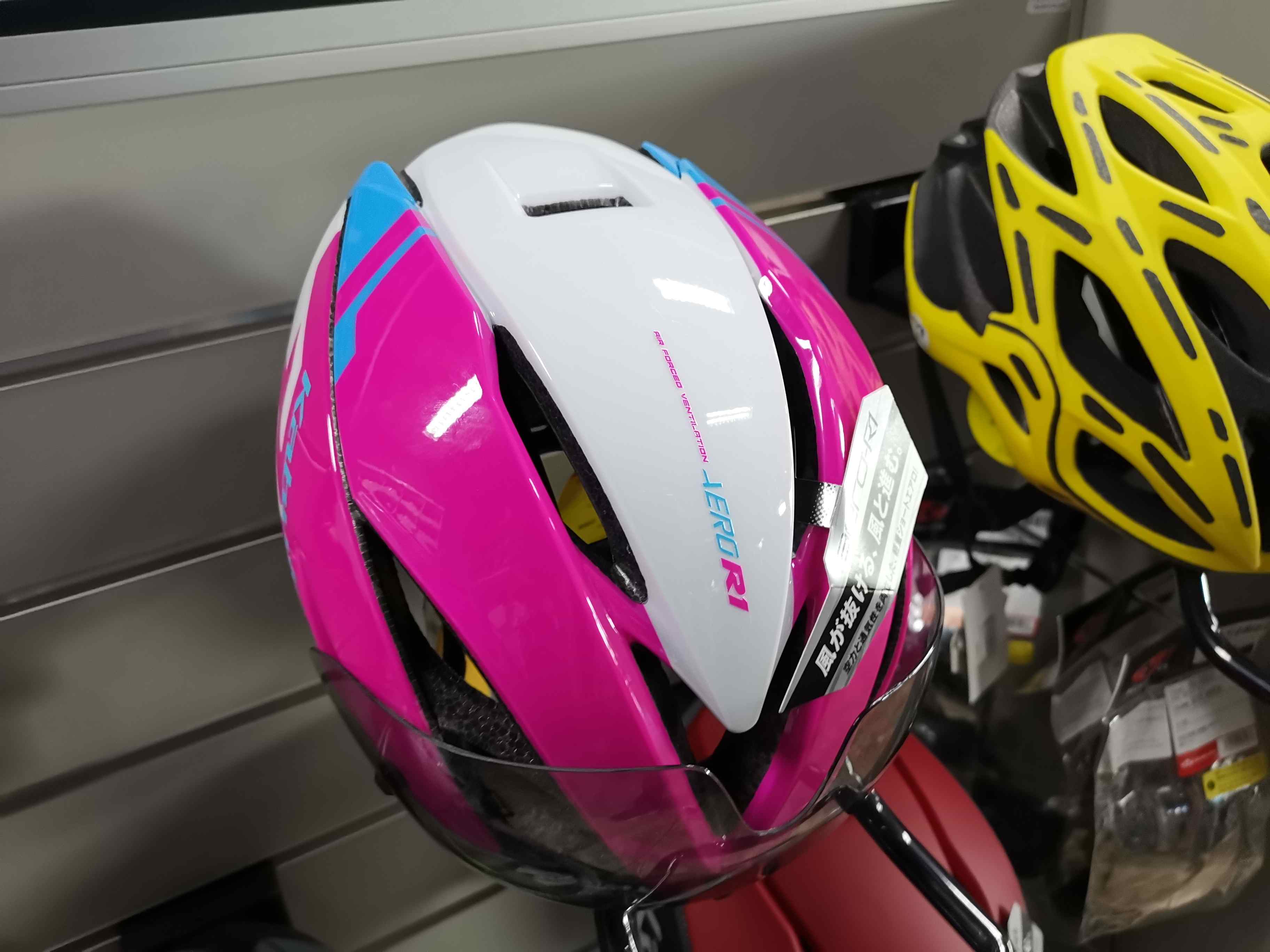 หมวกจักรยาน KABUTO AERO-R1 HELMET 2019 (มี 1 เลนส์ใส)