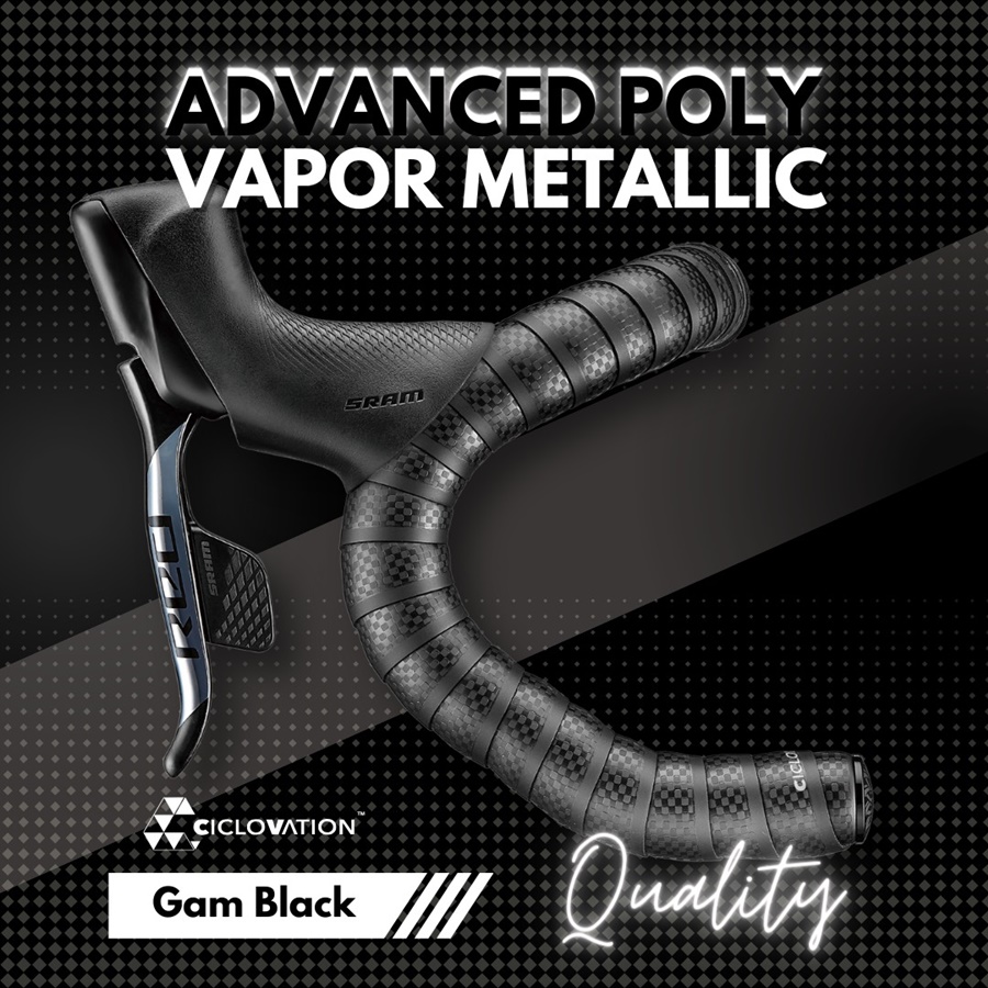 ผ้าพันแฮนด์ CICLOVATION ADVANCED Poly Touch - Vapor Metallic BAR TAPE