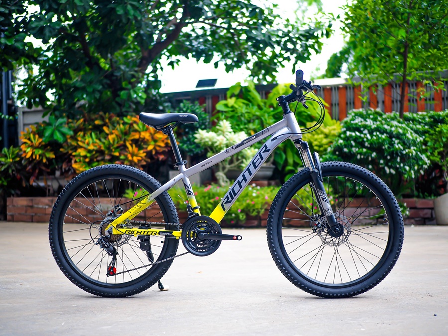 จักรยานเสือภูเขา RICHTER SODA 24 ระบบเกียร์ 21 สปีด ล้อ 24นิ้ว เฟรม Aluminium NEW2025
