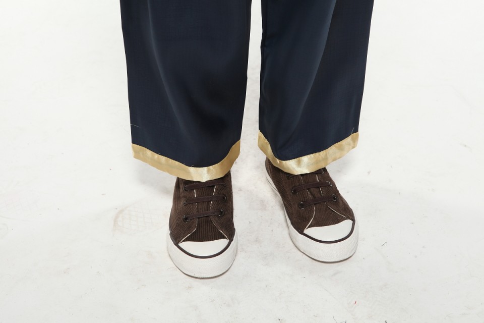 พร้อมเช่า ชุดจีนชายเด็ก เสื้อคอจีน ผ้าไหมจีน สีกรม ปักลายมังกร (เฉพาะ 1 ขวบ)