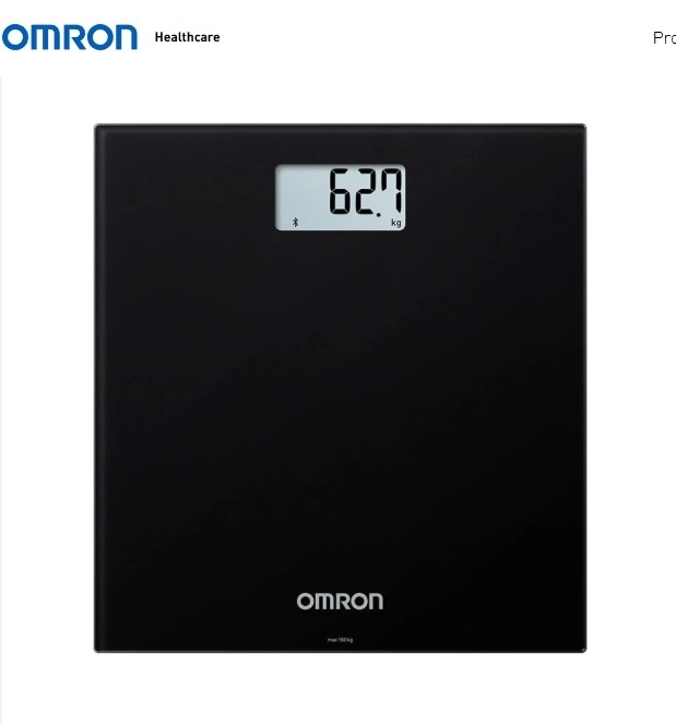 OMRON รุ่น HN-300T2 เครื่องชั่งน้ำหนักดิจิตอล วัด BMI ได้ พร้อมเชื่อมต่อแอป (Omron Connect Japan)
