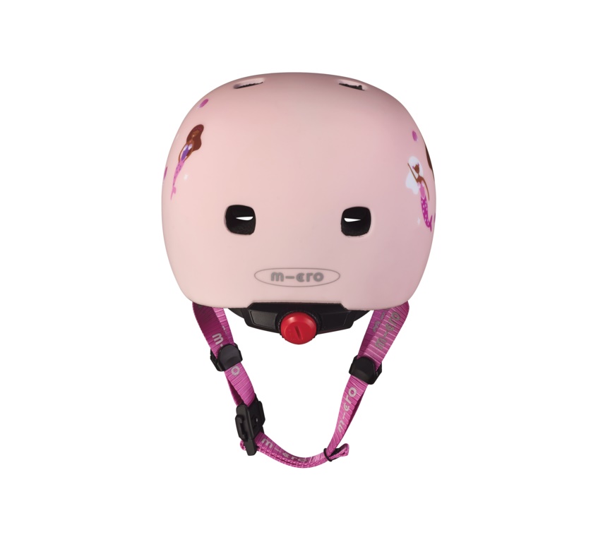 หมวกกันน็อคสำหรับเด็ก MICRO สีสันสดใส การออกแบบที่คำนึงถึงความสะดวกสบายและความปลอดภัย มีแผ่นโฟมหนาป้องกันแรงกระแทกได้ดี และสายรัดคางที่ปรับได้