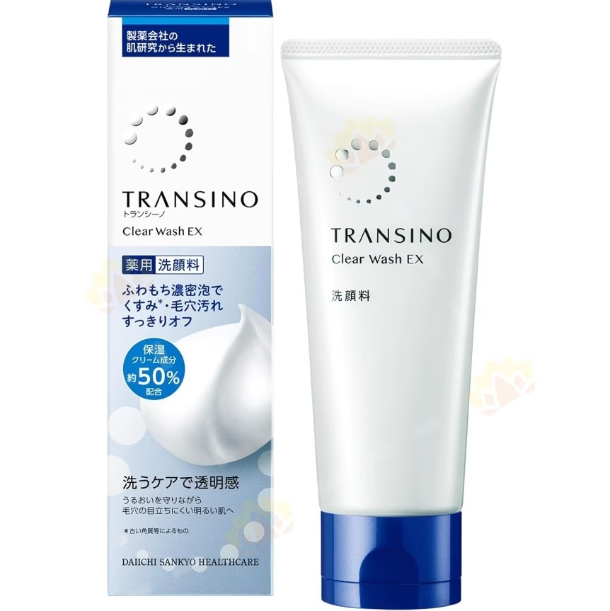 🧴 โฟมล้างหน้าระดับเมดิคอลจากญี่ปุ่น TRANSINO Clear Wash EX 100g 🧴