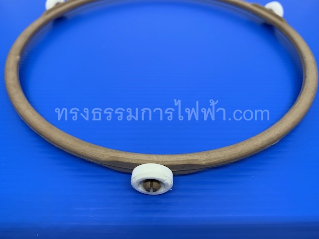 ล้อรองจาน-ขารองจาน ไมโครเวฟ 7.5นิ้ว (สีน้ำตาล)