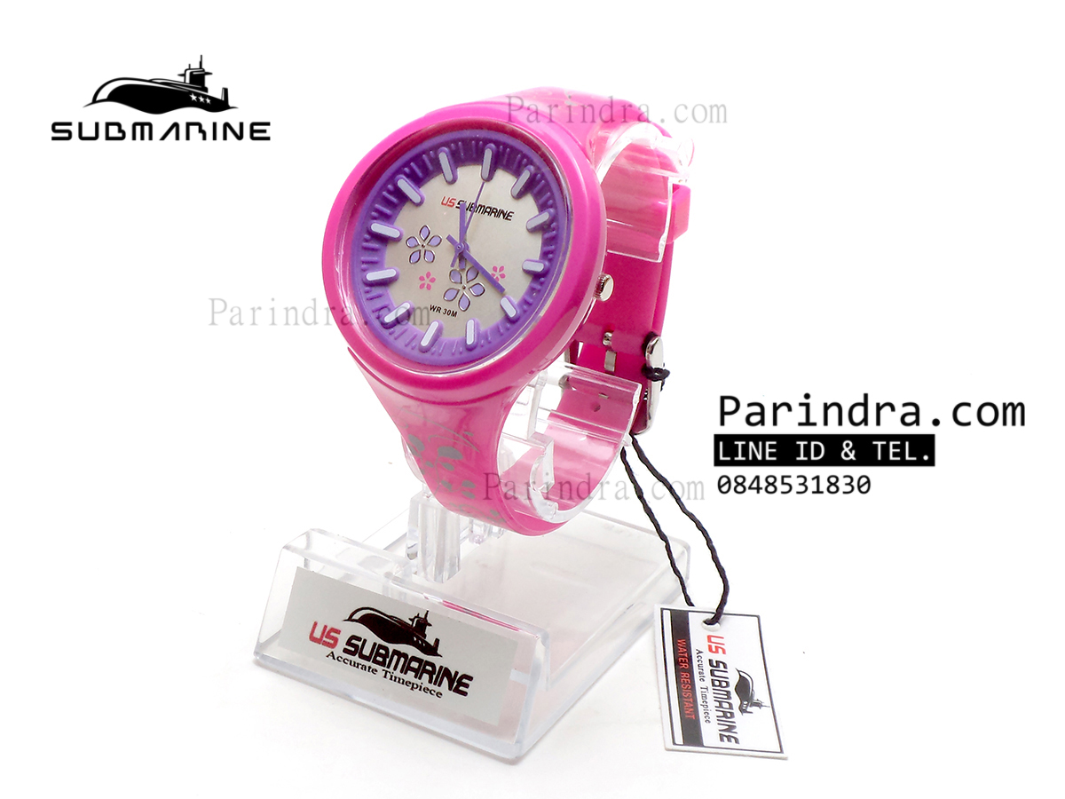 นาฬิกา US submarine TP2129L สีชมพูบานเย็น