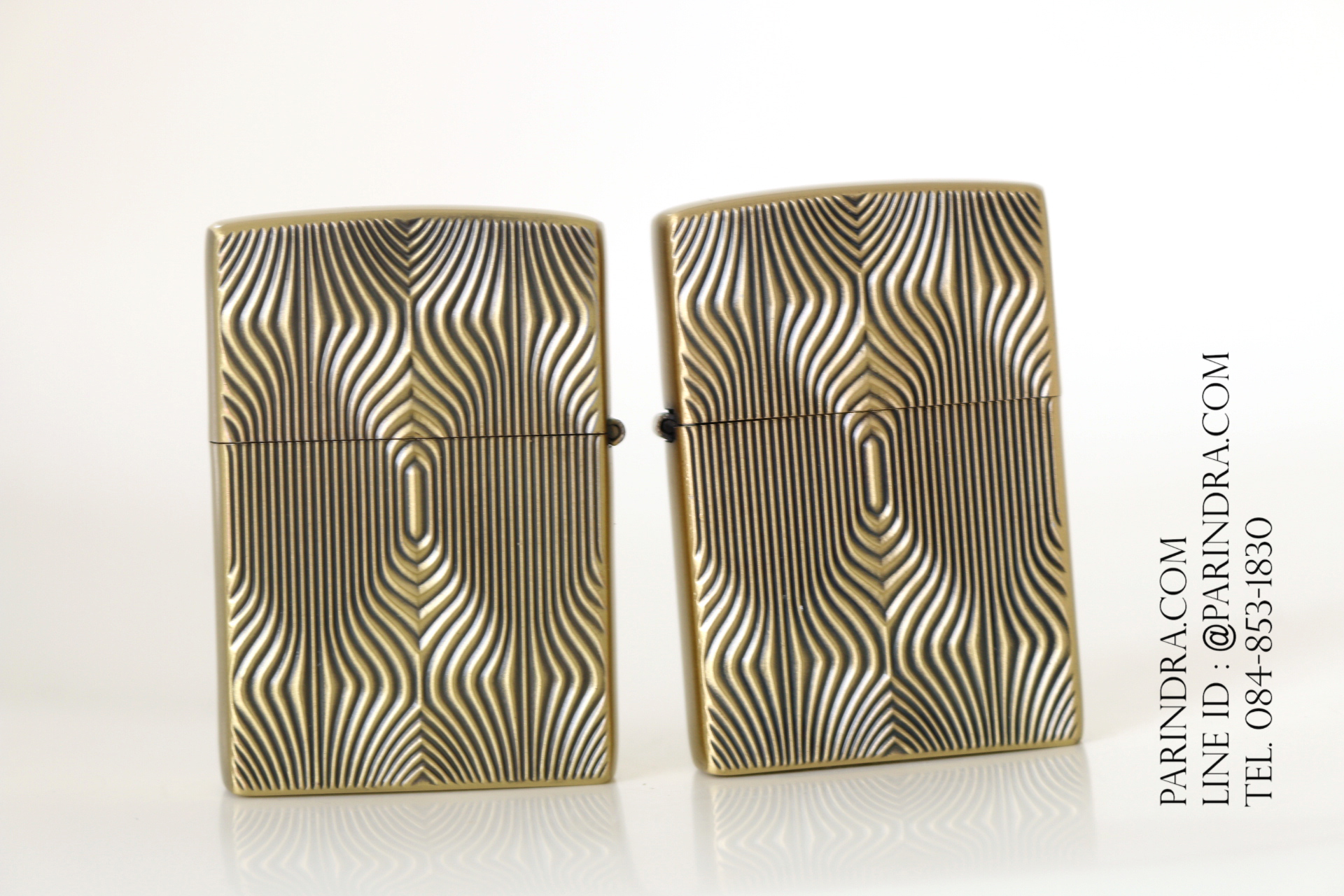 เซ็ตไฟแช็กน้ำมัน YENTAI ลายนูน 3D1 พร้อมกล่องเหล็กและน้ำมัน