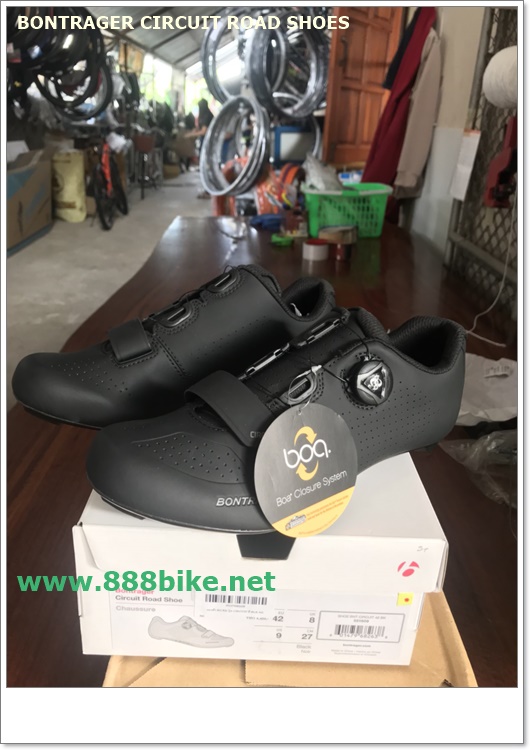 รองเท้าปั่นจักรยานเสือหมอบ รองเท้าเสือหมอบ Bontrager Circuit Road Shoe 2018
