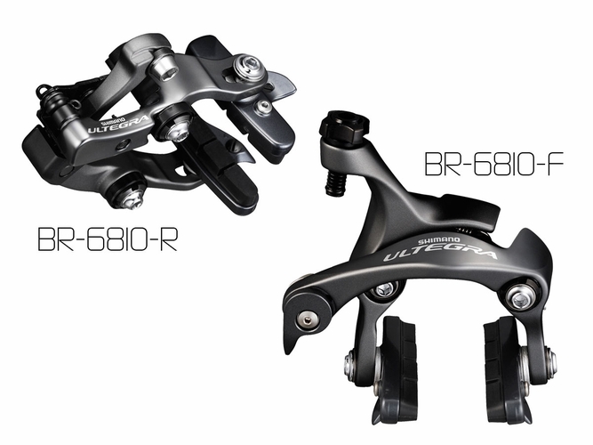 ก้ามเบรค ULTEGRA, BR6810, F/R, (แกน Direct Mount), มีกล่อง, เบรคหลังยึดใต้กะโหลก