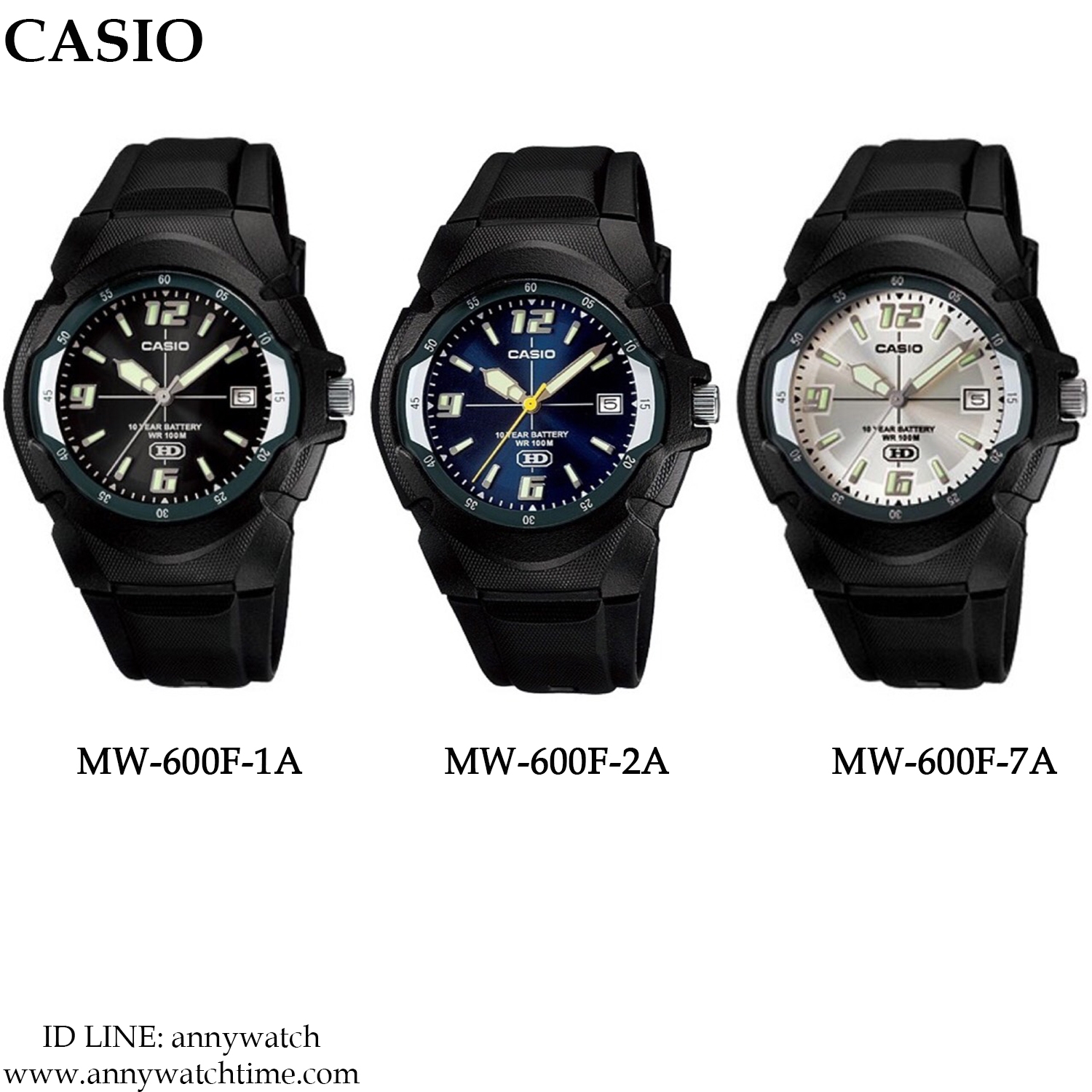 CASIO MW-600F-2A