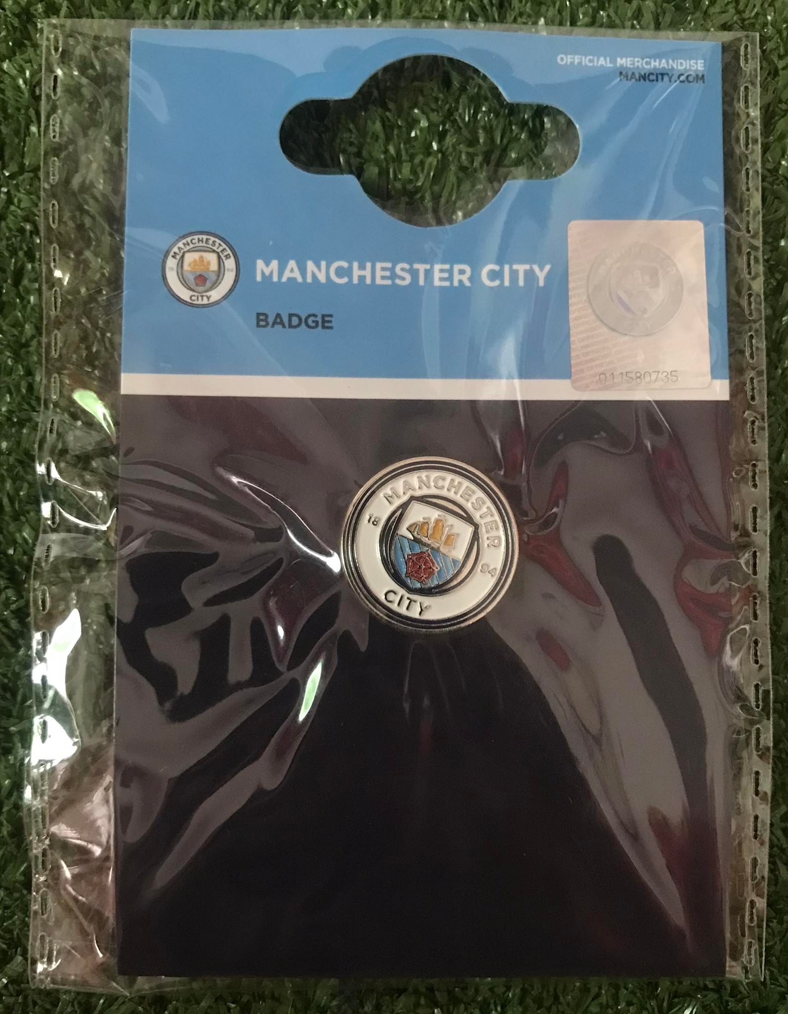 เข็มกลัด ฟุตบอล สโมสรแมนเชสเตอร์ ซิตีิ - ตราสโมสร MCFC ใหม่ / MANCHESTER CITY Football Club PIN - MCFC Logo NEW