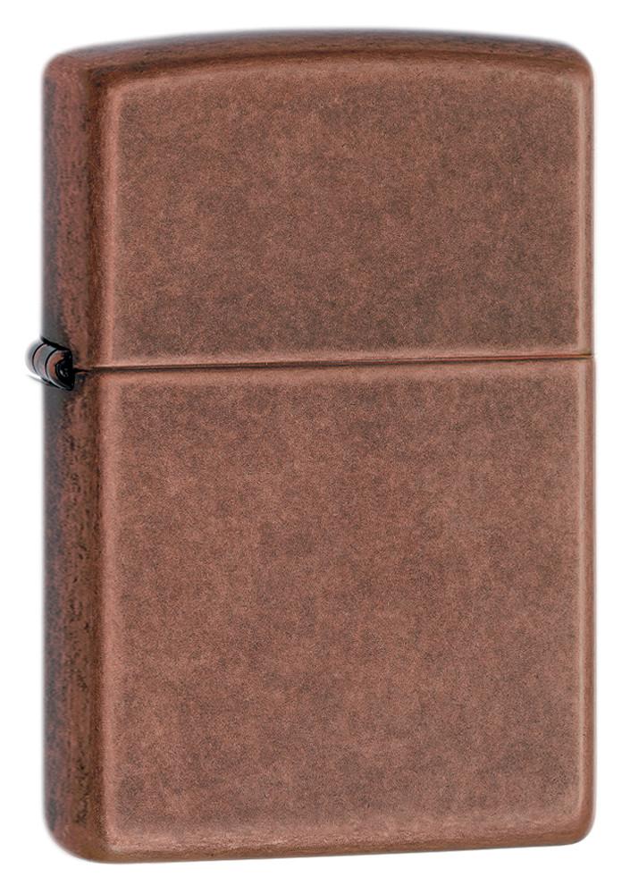 ไฟแช็คซิปโป้ ผิวลายทองแดงโบราณ Zippo 301FB Antique Copper Reddish Bright Metallic แท้นำเข้า 100%