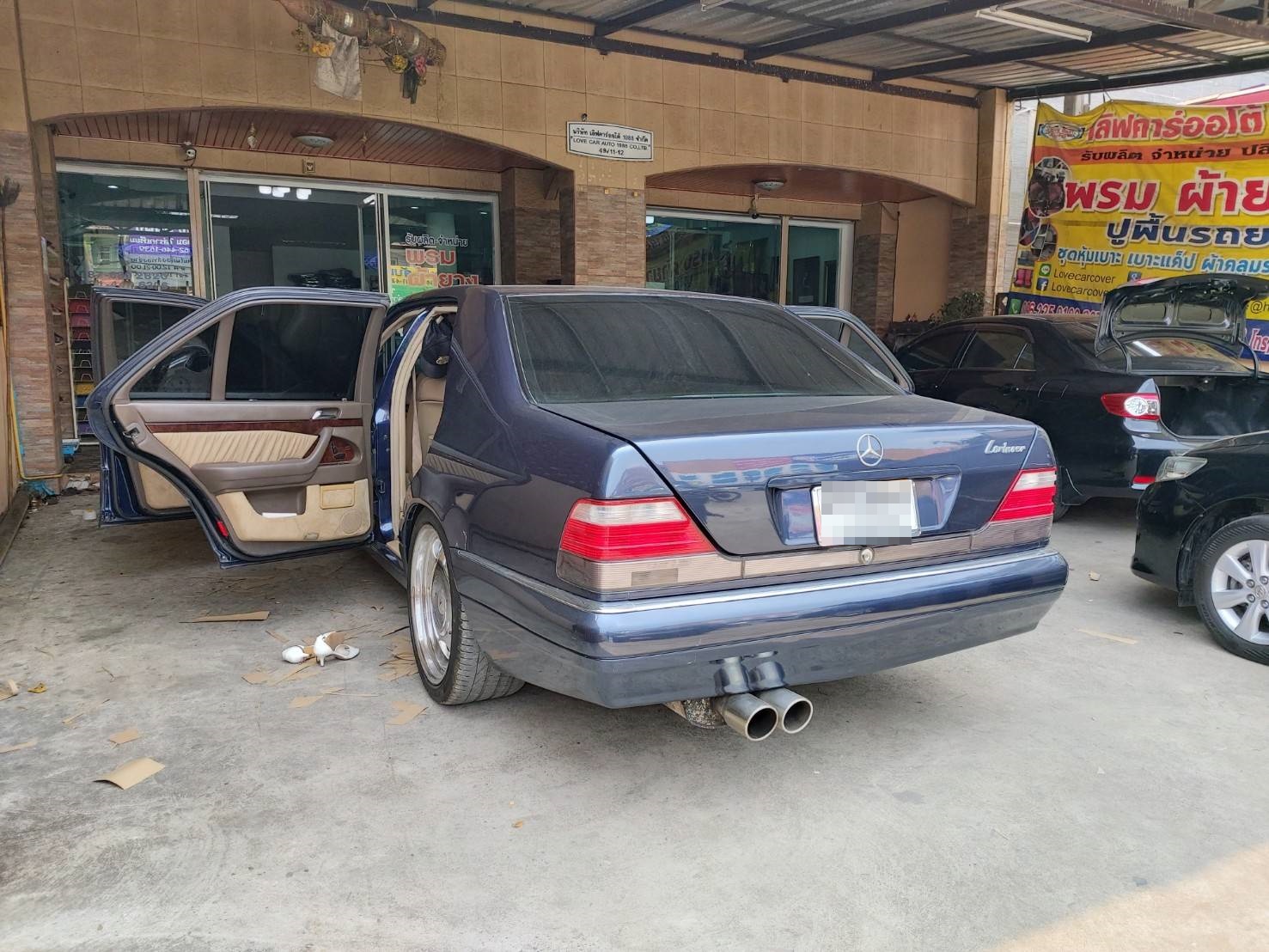 พรมรถยนต์ Benz S280 W140 เข้ารูป