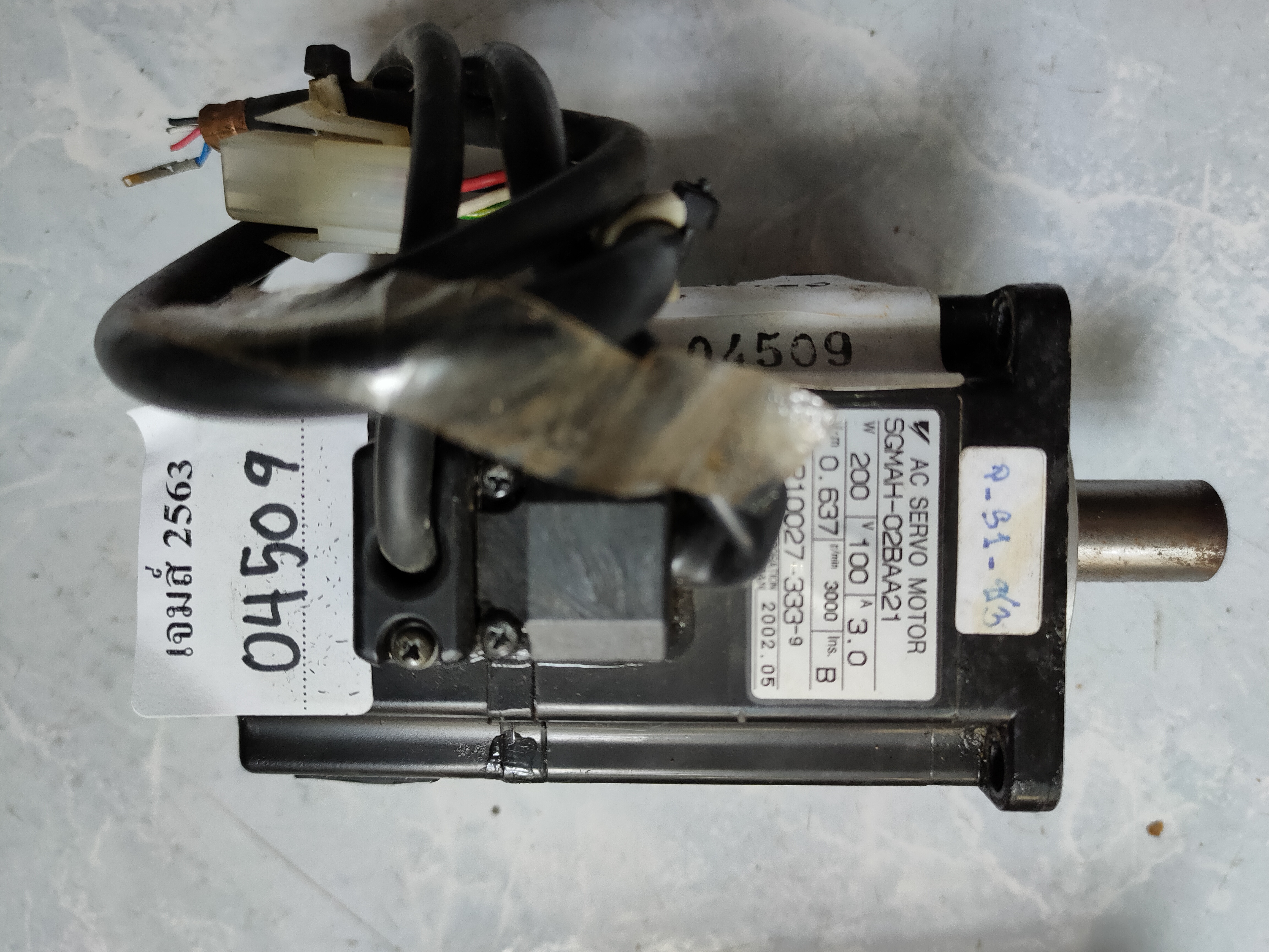SGMAH-02BAA21 SERVO MOTOR " YASKAWA "