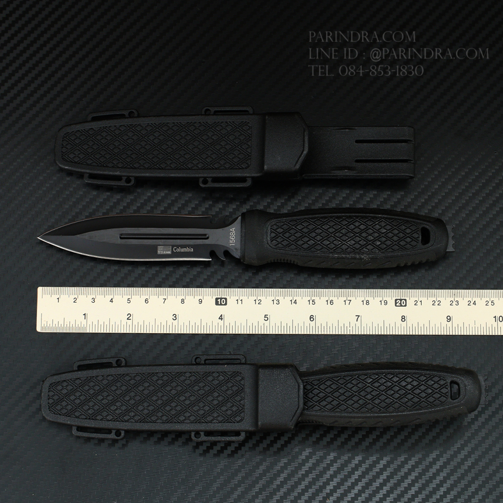 มีดใบตาย Columbia Tactical 1568A ใบมีดสองคม