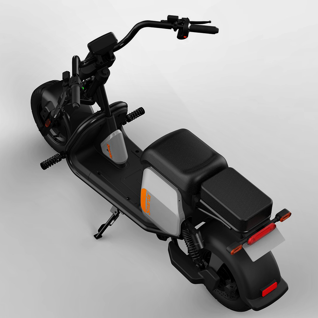 มอเตอร์ไซค์ไฟฟ้า SMADA SDM-702 EEC, CITYCOCO 1500วัตต์ มอเตอร์ แบตเตอรี่ 60/20ah ล้อขนาด 10นิ้ว ความเร็วสูงสุด 45กม/ชม. วิ่งได้ 40-45กก.