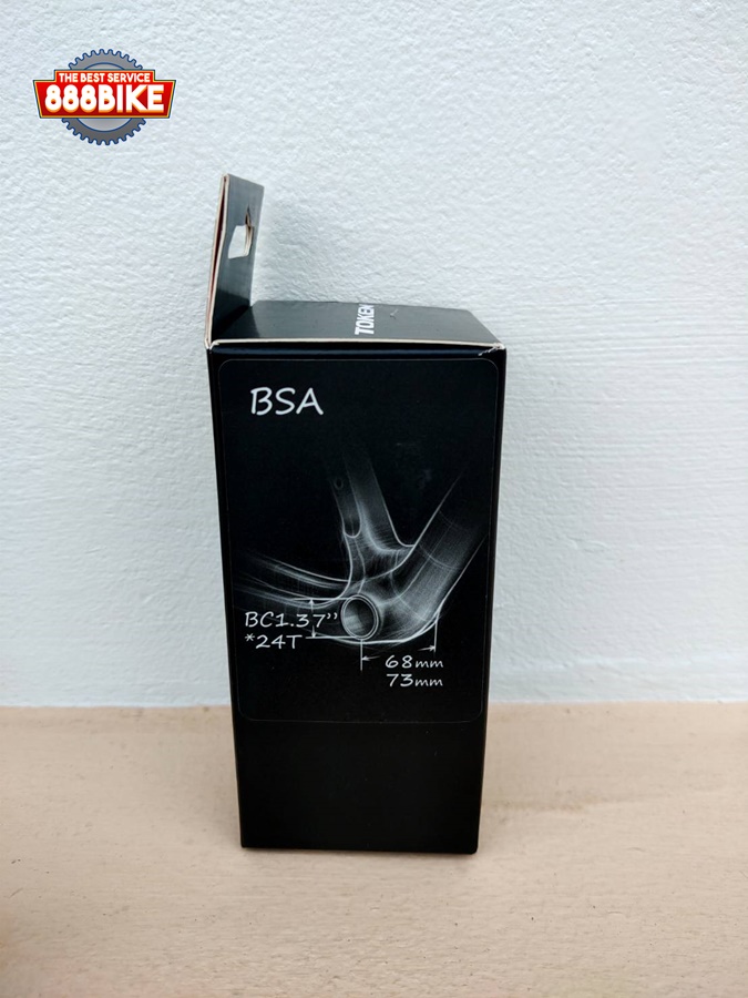 กะโหลกกลวงแบร์ริ่ง TOKEN รุ่น TK877EX เกลียวอังกฤษ Shimano ROAD&MTB BSA1.37"x24T 68/73mm