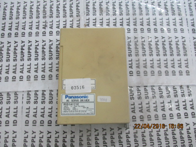 SERVO DRIVE “ PANASONIC ” รุ่น MSD1A121E