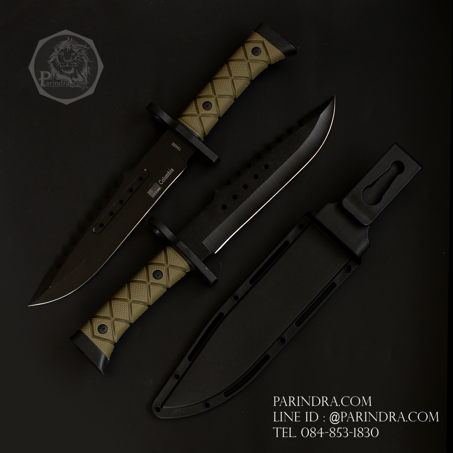 มีดใบตาย Columbia พร้อมปลอก รุ่น 1948B ทรงใบมีดสวย พร้อมปลอกมีด พร้อมใช้