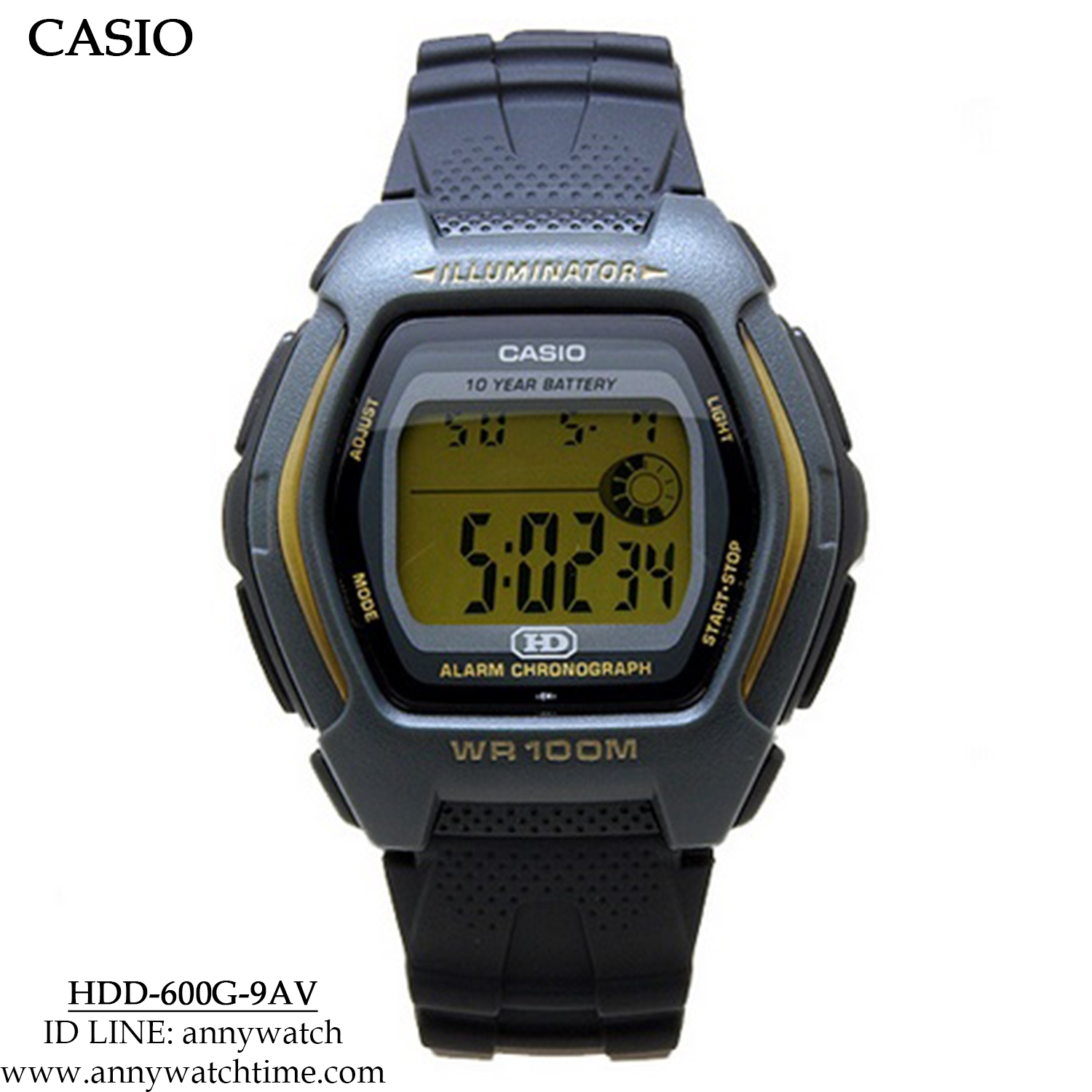 CASIO HDD-600G-9AV