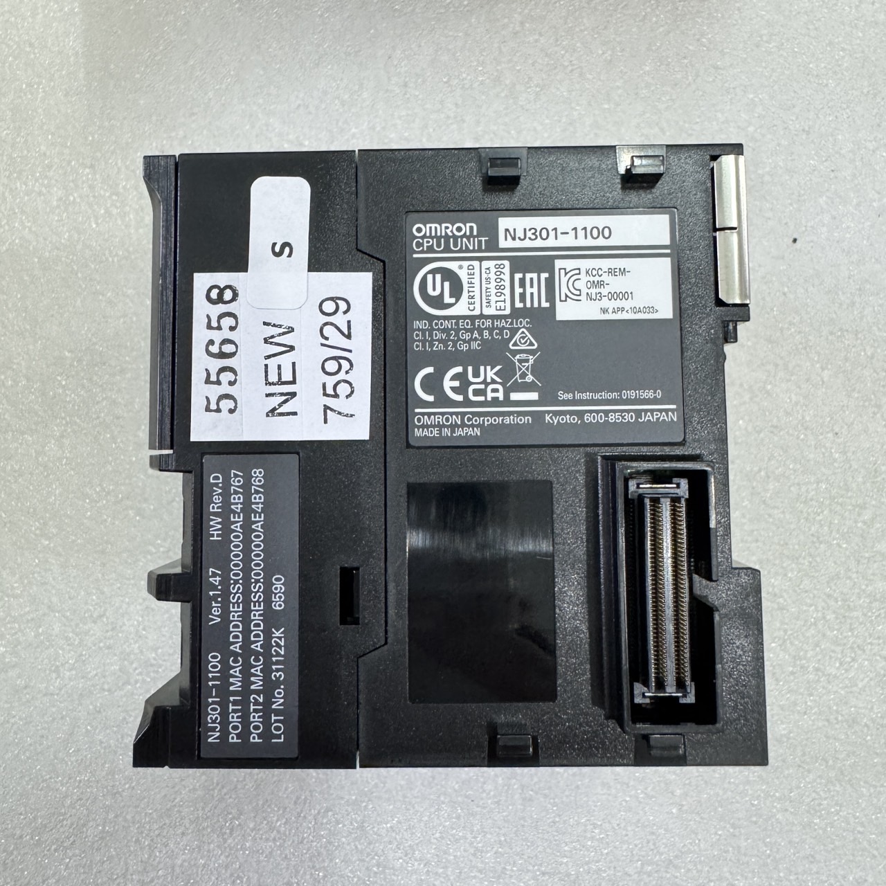 NJ301-1100 PLC " OMRON "