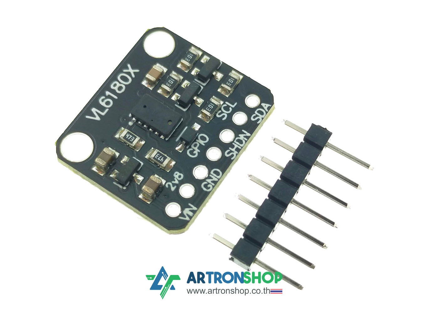 VL6180X เซ็นเซอร์วัดระยะด้วยแสง Time of Flight distance sensor