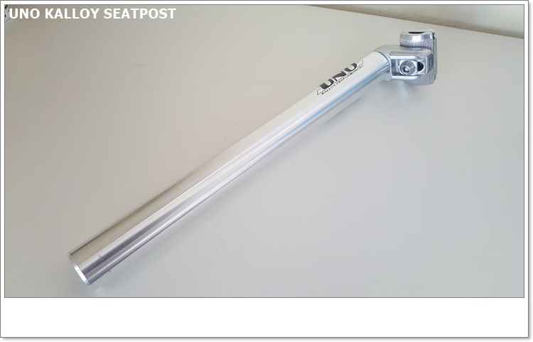 หลักอาน UNO KALLOY 31.6 ยาว 350cm. สีเงิน