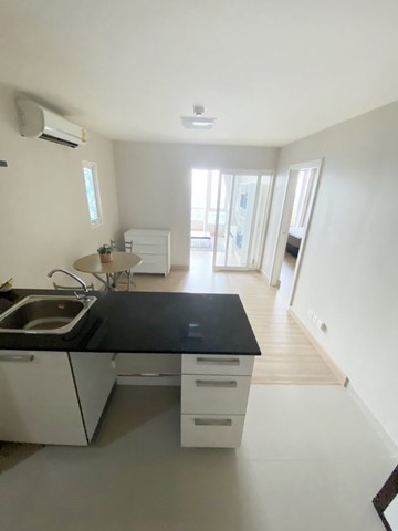 ให้เช่าคอนโดเอ็มโซไซตี้ แจ้งวัฒนะ - เมืองทองธานี ตึก A 50 ตร.ม. 2 ห้องนอน แอร์ 3 ตัว เฟอร์ครบ ใกล้เมื่องทอง