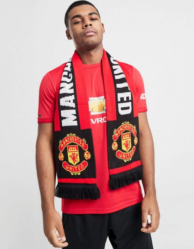 ผ้าพันคอแมนแมนเชสเตอร์ ยูไนเต็ด Team Manchester United ของแท้