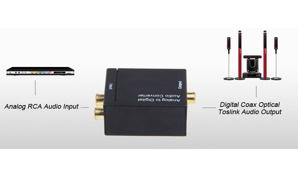 ขาย X-Tips Analog to Digital ตัวแปลงสัญญาณจาก RCA ให้เป็น Optical หรือ Coaxial