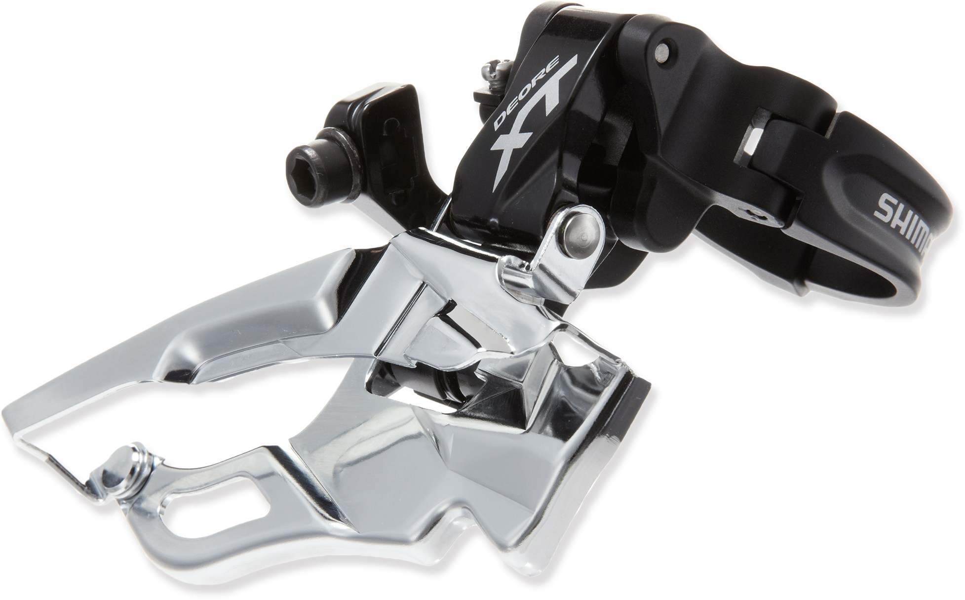 สับจาน XT, FD-M781-L, 10-SPD, แคล้มป์บน, 31.8MM, สีดำ (ถุง)