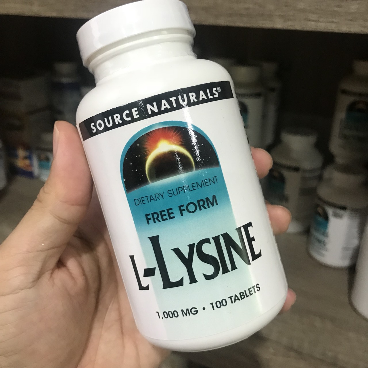 Source Naturals, L-Lysine, 1,000 mg, 100 Tablets