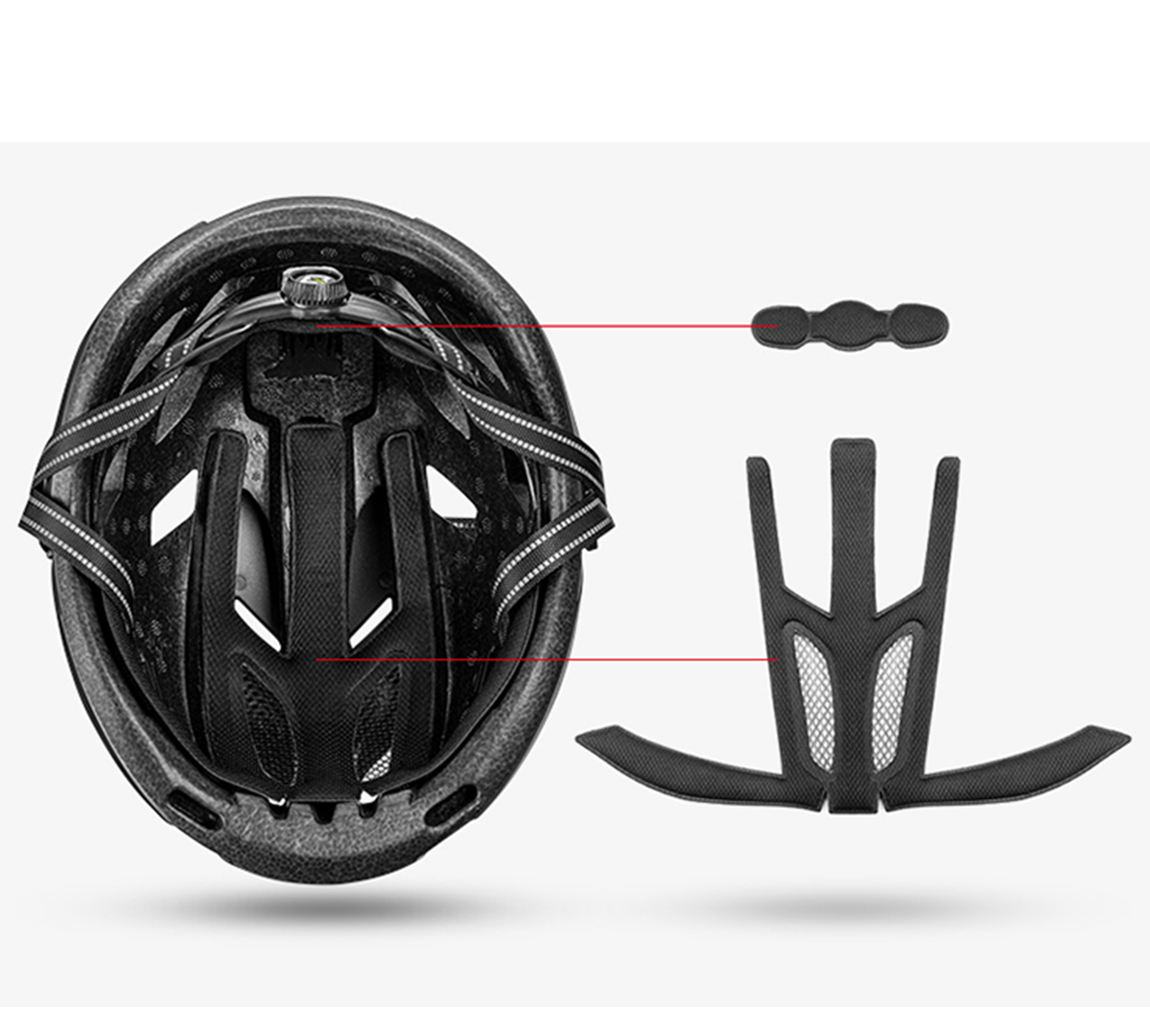 หมวกจักรยาน W23 New TS-43 ทรงสวย น้ำหนักเบา สวมใส่สบาย มาพร้อมดีไซน์ใหม่ แผ่นปิดช่องลมด้านบนสามารถถอดสลับด้านหน้า-หลังได้