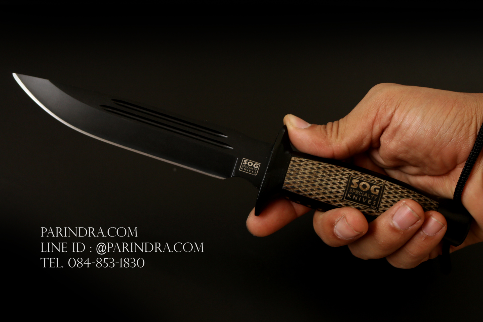 มีดใบตาย SOG ด้ามไม้ ขนาด 10 นิ้ว (OEM)