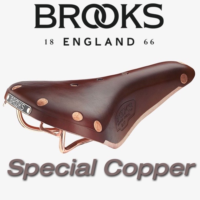 เบาะหนังรุ่นลิมิเต็ด Brooks England B17 Special Edition หนังแท้ รางทองแดง หมุดทองแดง Special Copper
